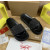 Christian Louboutin Black Silver‑Spiked Platform Slide Sandals