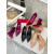 Christian Louboutin Black Patent Leather Pointed Toe 100mm heel Pumps