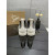 Christian Louboutin Grey Snake‑Print Gold‑Spiked High‑Top Sneakers