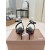 Christian Louboutin Black Patent Leather 100mm Stiletto Heel Ankle‑Strap Sandals