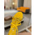 Christian Louboutin Yellow Patent Studded Crisscross Ankle‑Strap Open‑Toe 100mm Stiletto High Heel Sandals