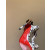 Christian Louboutin Zebra‑Print Satin 100mm Stiletto Heel Wrap‑Tie Sandals