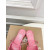 Christian Louboutin Pink Patent Leather Slingback Mary Jane Flat Mules