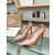 Christian Louboutin Nude Patent Leather Scalloped Pointed‑Toe 120mm High Heel Pumps