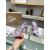Christian Louboutin Lilac Suede Crystal‑Embellished 100mm heel Sandal