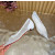Christian Louboutin White Mesh Pearl Crystal‑Embellished Pointed‑Toe Flat Pumps