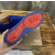Christian Louboutin Royal Blue Suede Crystal‑Encrusted Low‑Top Sneakers