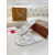 Christian Louboutin White Rubber Double‑Buckle Slide Sandals