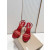 Christian Louboutin Red Patent Leather 100mm Stiletto Heel Slingback Sandals