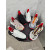 Christian Louboutin Multicolor Bubble‑Sole Chunky Lace‑Up Sneakers Red Lining