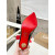 Christian Louboutin Burgundy Velvet Pointed Toe 100mm heel Pumps