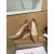 Christian Louboutin Gold Crystal‑Encrusted Scalloped 100mm heel Pump