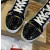 Christian Louboutin Multicolor Crystal Spike‑Decorated Glitter High‑Top Sneakers