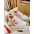 Christian Louboutin Lips‑Print Spiked Toe Low‑Top Lace‑Up Sneakers