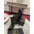 Christian Louboutin Black Leather 100mm Spiked Stiletto Pointed Toe Ankle Boots