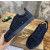 Christian Louboutin Navy Suede Black‑Spiked Low‑Top Sneakers