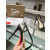 Christian Louboutin Black Nappa Asymmetric Curved Strap Slingback Sandal 100mm heel