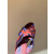 Christian Louboutin Marbled Satin 100mm heel Draped Mule High‑Heel Sandals