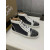 Christian Louboutin White Leather Geometric‑Print Silver‑Spiked High‑Top Sneakers
