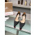 Christian Louboutin Black Satin Half‑d'Orsay Pointed‑Toe 100mm heel Pumps