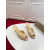 Christian Louboutin Nude Leather 55mm Peep‑Toe Mule Heels
