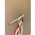 Christian Louboutin Champagne Satin 120mm Heel Tie‑Ankle Stiletto Sandals