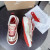 Christian Louboutin Pink‑Burgundy Chunky Bubble‑Sole Lace‑Up Sneakers