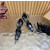 Christian Louboutin Black Satin Checkered Crystal‑Embellished 100mm Stiletto Heel Ankle‑Strap Pumps