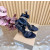 Christian Louboutin Black Satin 100mm Ankle‑Wrap Tie Stiletto Sandals