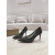 Christian Louboutin Black Mesh 80mm Apostropha Crystal‑Embellished Pointed Toe Heel Pumps
