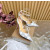 Christian Louboutin White Satin Checkered Crystal‑Embellished 100mm Stiletto Heel Ankle‑Strap Pumps