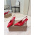 Christian Louboutin Red Patent Leather 85mm Pointed‑Toe Slingback Stiletto Heel Pumps