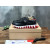 Christian Louboutin Black Leather Gold‑Logo Lace‑Up Sneakers Red Shark‑Tooth Sole