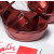 Christian Louboutin Metallic Burgundy Platform Ankle‑Strap Stiletto Heel Sandals