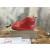 Christian Louboutin Red Full‑Spike Leather High‑Top Sneakers