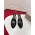 Christian Louboutin Black Patent Peep‑Toe Stiletto Heel Mules