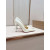 Christian Louboutin White Patent 100mm Stiletto Heel Pointed‑Toe Pumps