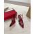 Christian Louboutin Burgundy Patent 100mm Heel Slingback Pumps