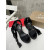 Christian Louboutin Black Fabric 120mm heel Wedge Ankle Tie Espadrille Sandal
