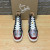 Christian Louboutin Graffiti Print 20mm High‑Top Men’s Sneakers