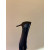 Christian Louboutin Black Patent Metal‑Tip Pointed Toe Kitten Heel Pumps