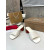 Christian Louboutin White Leather 55mm heel Block Heel Slide Sandal