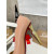 Christian Louboutin Nude Patent Leather Pointed Toe heel Pumps