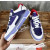 Christian Louboutin Purple White Mixed‑Media Spiked Low‑Top Sneakers