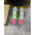 Christian Louboutin Multicolor Color‑Block Metallic Low‑Top Sneakers