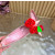 Christian Louboutin Pink Satin Multicolor Fabric Flower 100mm Stiletto Heel Pumps