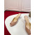 Christian Louboutin Nude Patent Peep‑Toe Kitten Heel Mules