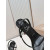 Christian Louboutin Black Patent Leather 100mm Stiletto Heel Slingback Sandals