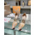 Christian Louboutin White Leather Trim PVC Crystal‑Studded 100mm Stiletto heel Pumps