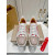 Christian Louboutin Lips‑Print Crystal‑Toe Low‑Top Lace‑Up Sneakers